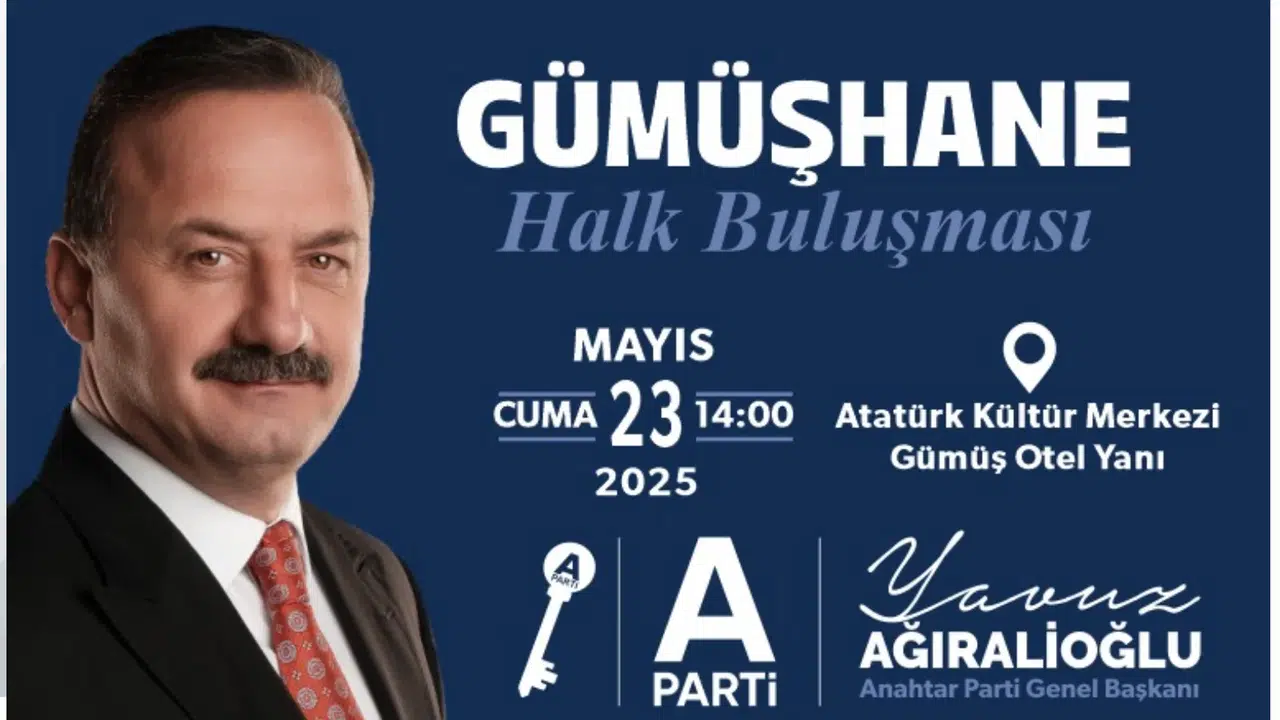 Ağıralioğlu Gümüşhane’de esnafla buluşacak, parti binası açacak #haberi, #haberleri, #Gümüşhane #haber