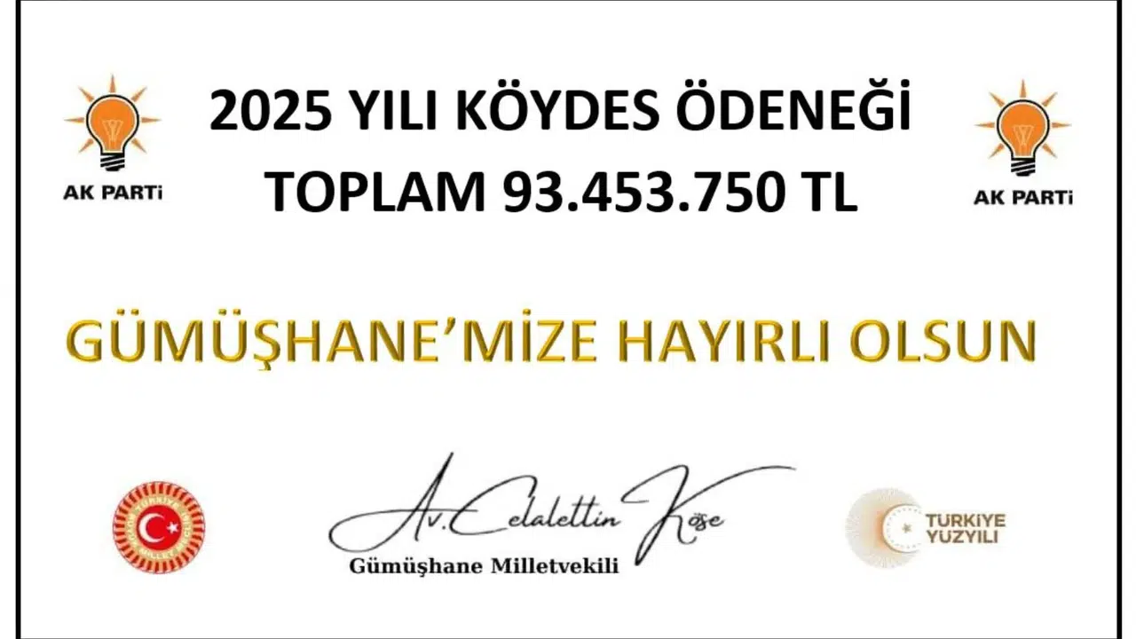 Gümüşhane’nin KÖYDES ödeneği belli oldu #haberi, #haberleri, #Gümüşhane #haber