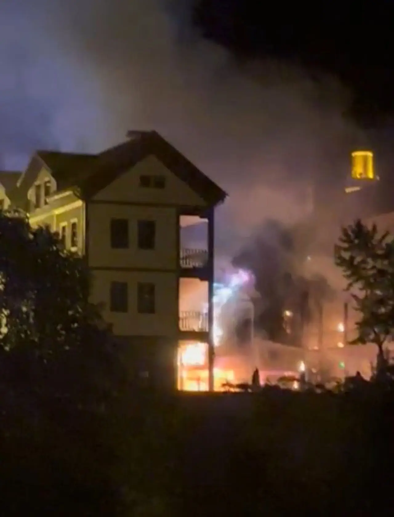 Gümüşhane’de otelde çıkan yangın paniğe neden oldu #haberi, #haberleri, #Gümüşhane #haber