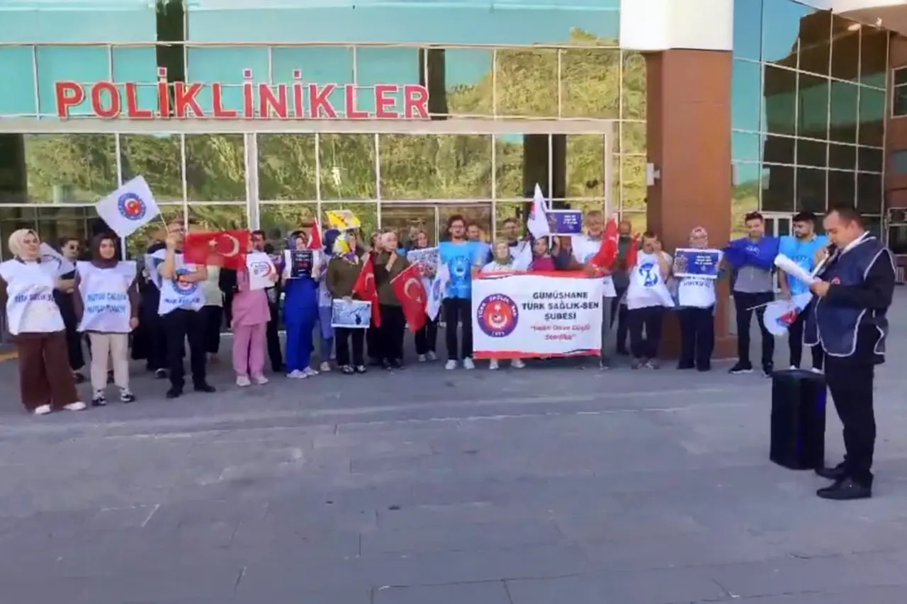 Türk Sağlık-Sen’den Gümüşhane’de İş Bırakma Eylemi #haberi, #haberleri, #Gümüşhane #haber