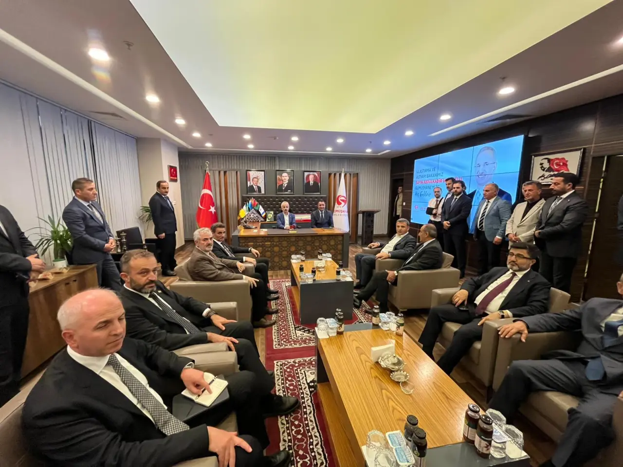 Bakan Uraloğlu’ndan Belediye ziyareti #haberi, #haberleri, #Gümüşhane #haber