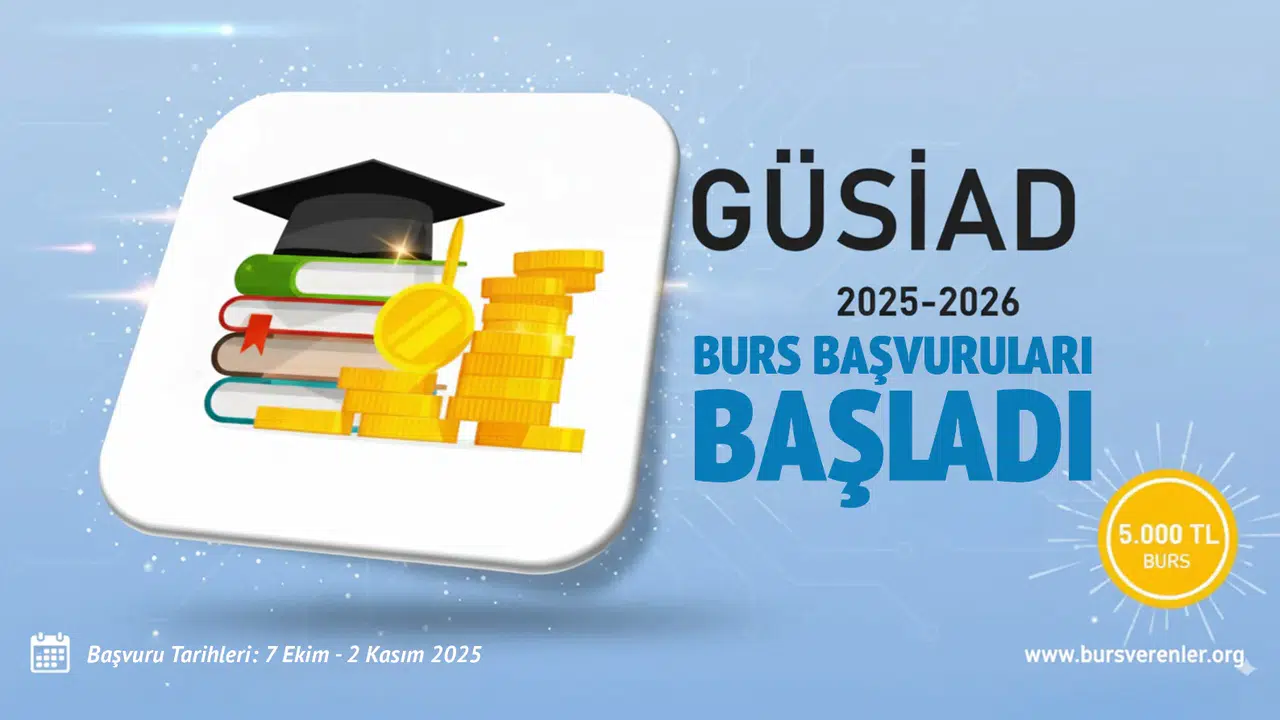 GÜSİAD 2025-2026 burs başvuruları başladı #haberi, #haberleri, #Gümüşhane #haber
