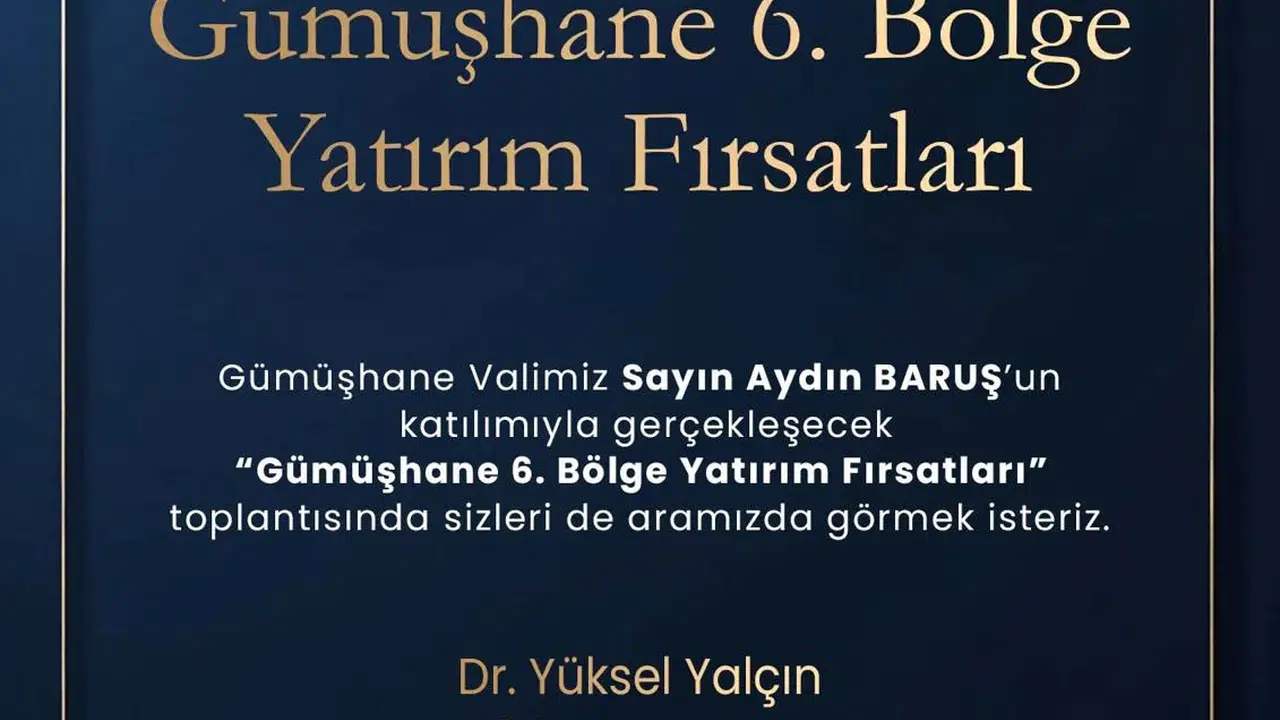 GÜSİAD, İstanbul’da kritik yatırım zirvesi düzenleyecek #haberi, #haberleri, #Gümüşhane #haber