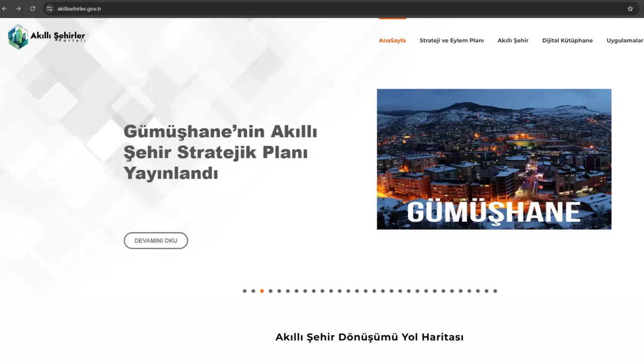 Gümüşhane, Akıllı Şehirler Portalı’nda Yerini Aldı #haberi, #haberleri, #Gümüşhane #haber