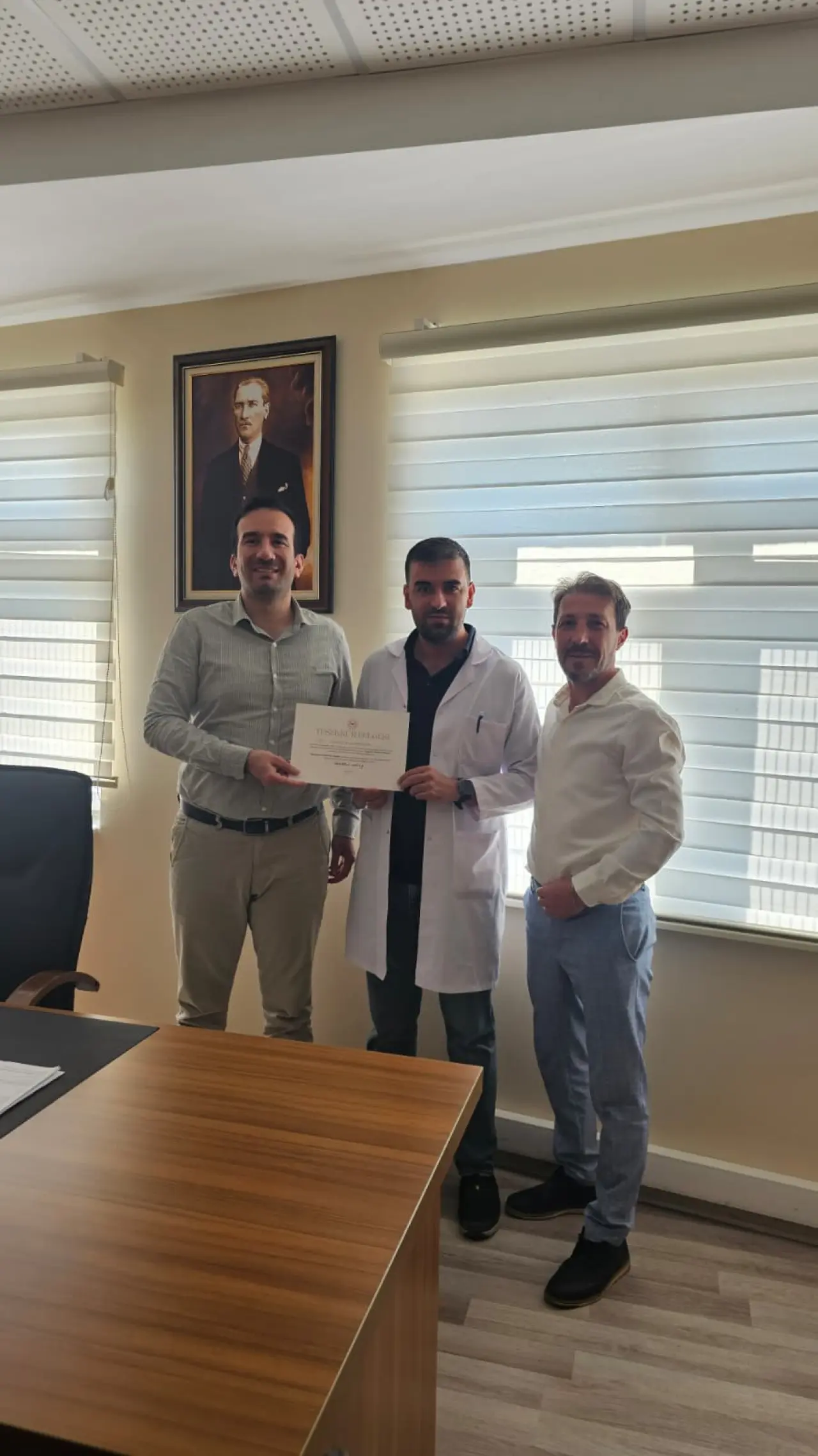 Gümüşhane’de başarılı sağlık çalışanlarına teşekkür belgeleri verildi #haberi, #haberleri, #Gümüşhane #haber