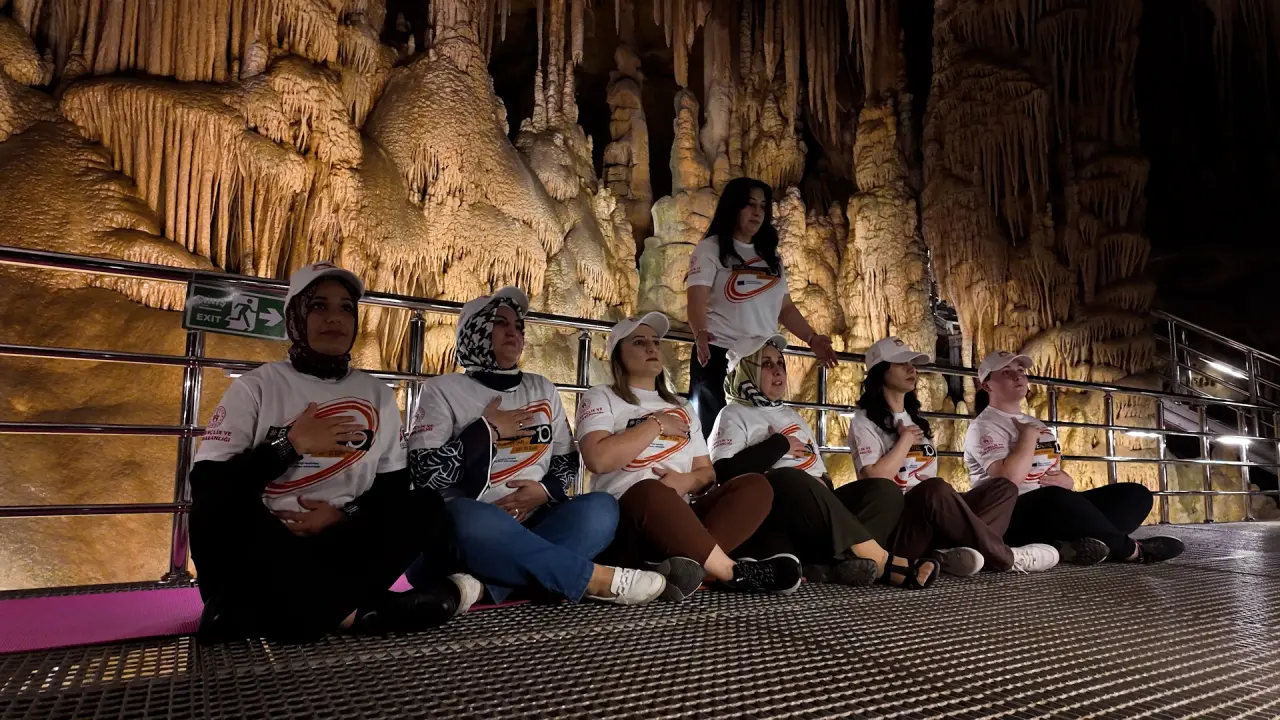 Karaca Mağarası’nda Avrupa Spor Haftası Etkinliği #haberi, #haberleri, #Gümüşhane #haber