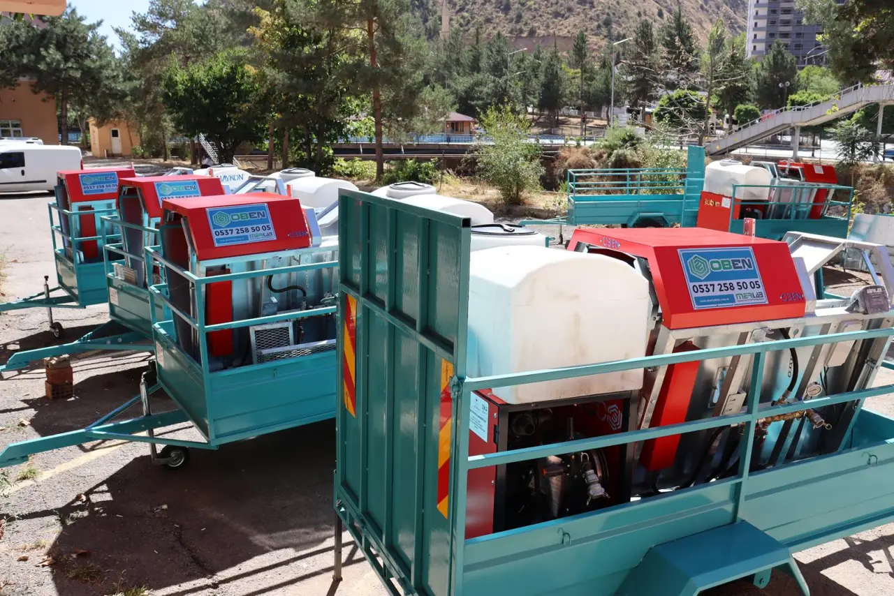 Püskürtmeli Seyyar Koyun İlaçlama Makinesi Projesi Hayata Geçti #haberi, #haberleri, #Gümüşhane #haber