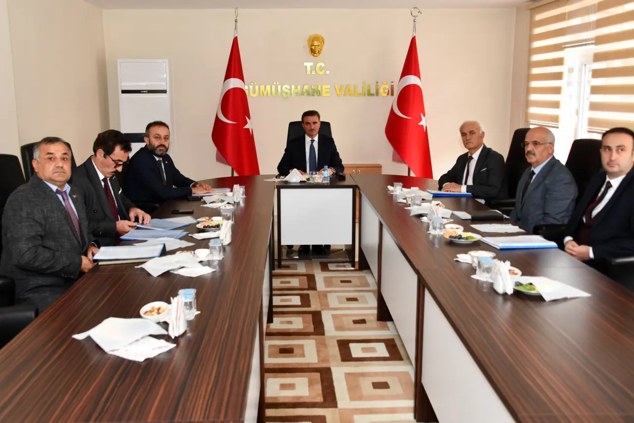 Gümüşhane’de “Kırsal Alanda Kamu Altyapı Yatırımları” ön hazırlık toplantısı yapıldı