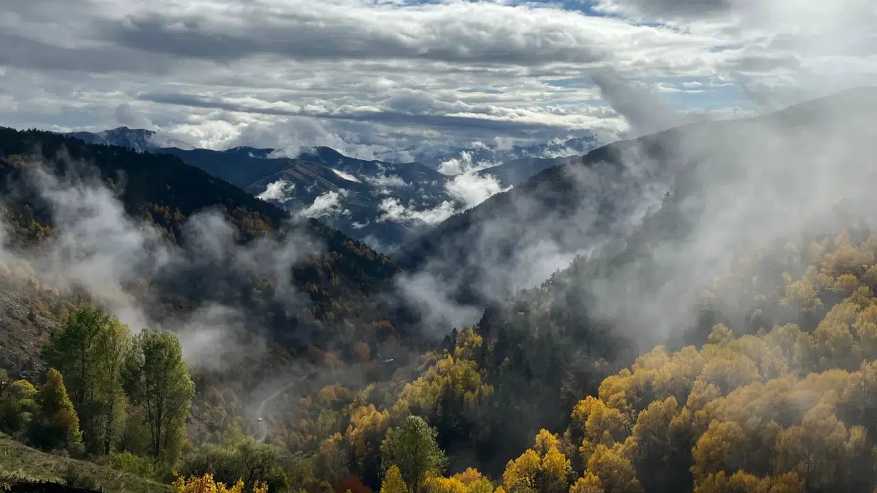 Gümüşhane’de yağmur sonrası nefes kesen güzellik