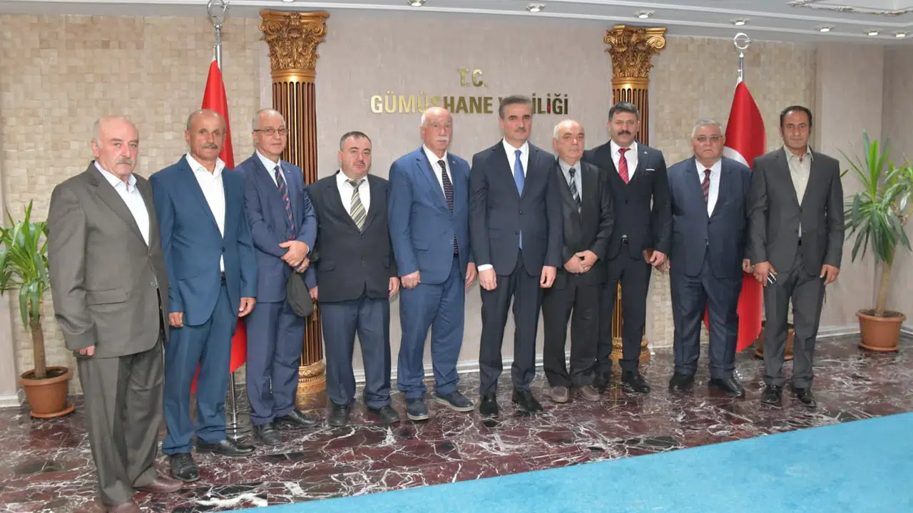 Yeşildere Nuri Dayı Şenliği Derneği’nden Vali Aydın Baruş’a Ziyaret