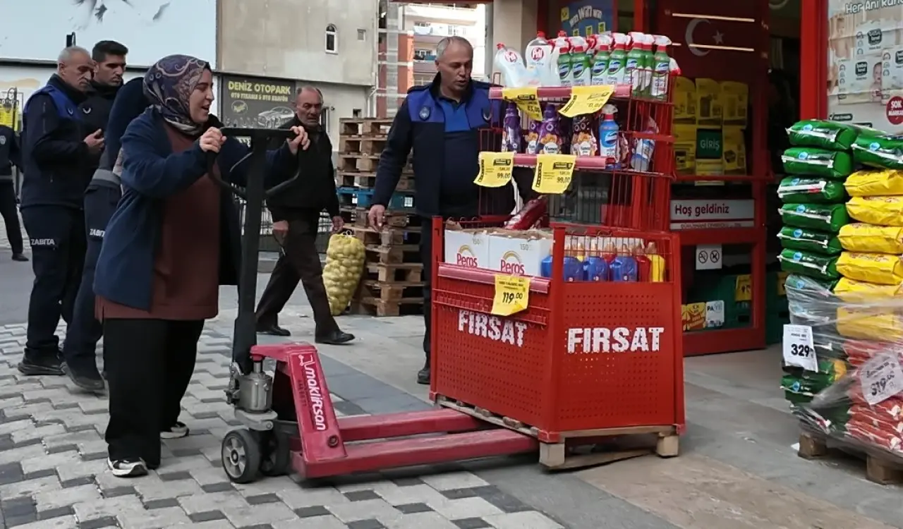 Gümüşhane’de kaldırım işgallerine ‘Sıfır Tolerans’