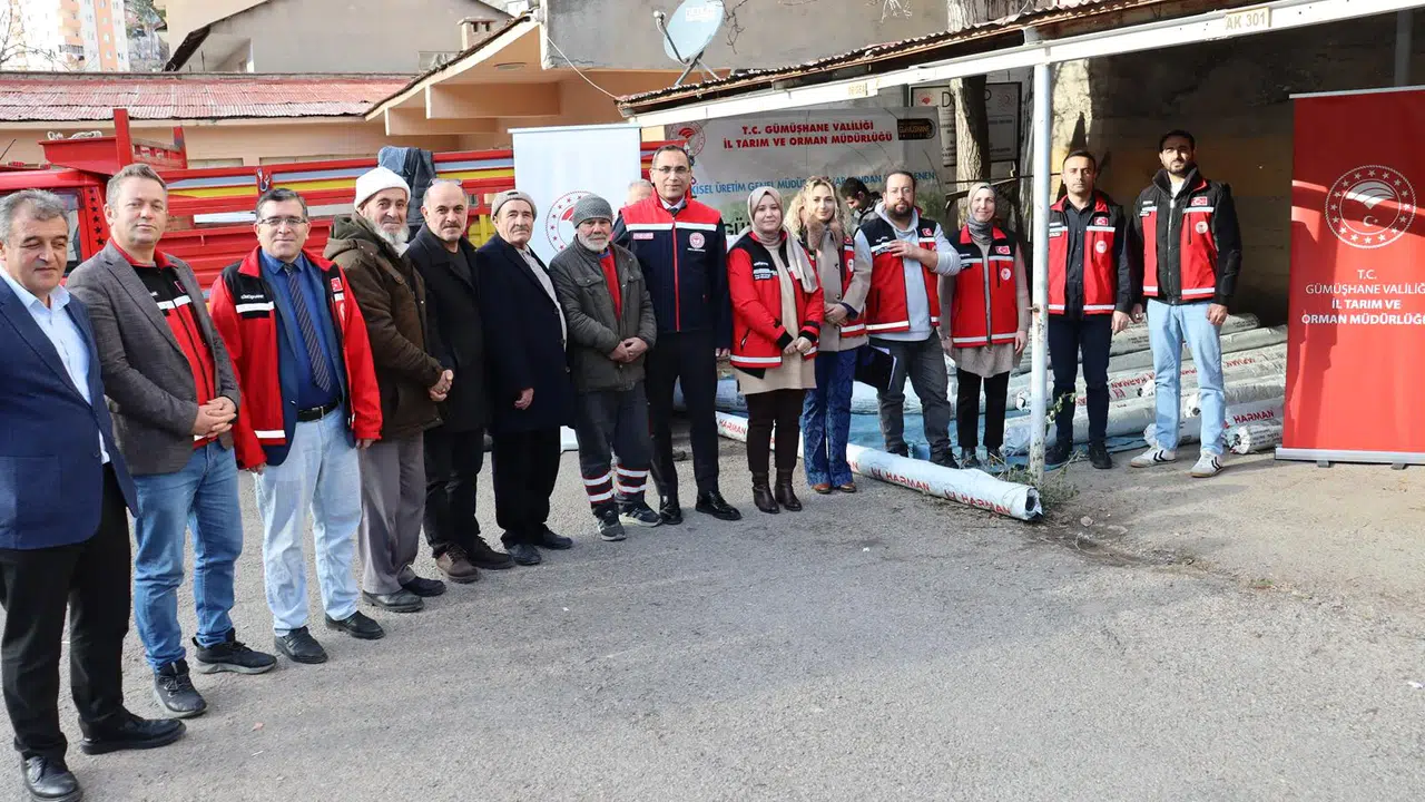 Gümüşhane’de devlet desteğiyle sera örtüleri yenileniyor