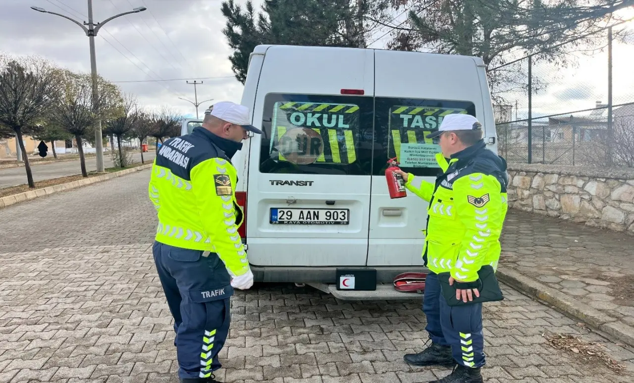 Okul Servislerine ‘Kış’ ve ‘Güvenlik’ denetimi