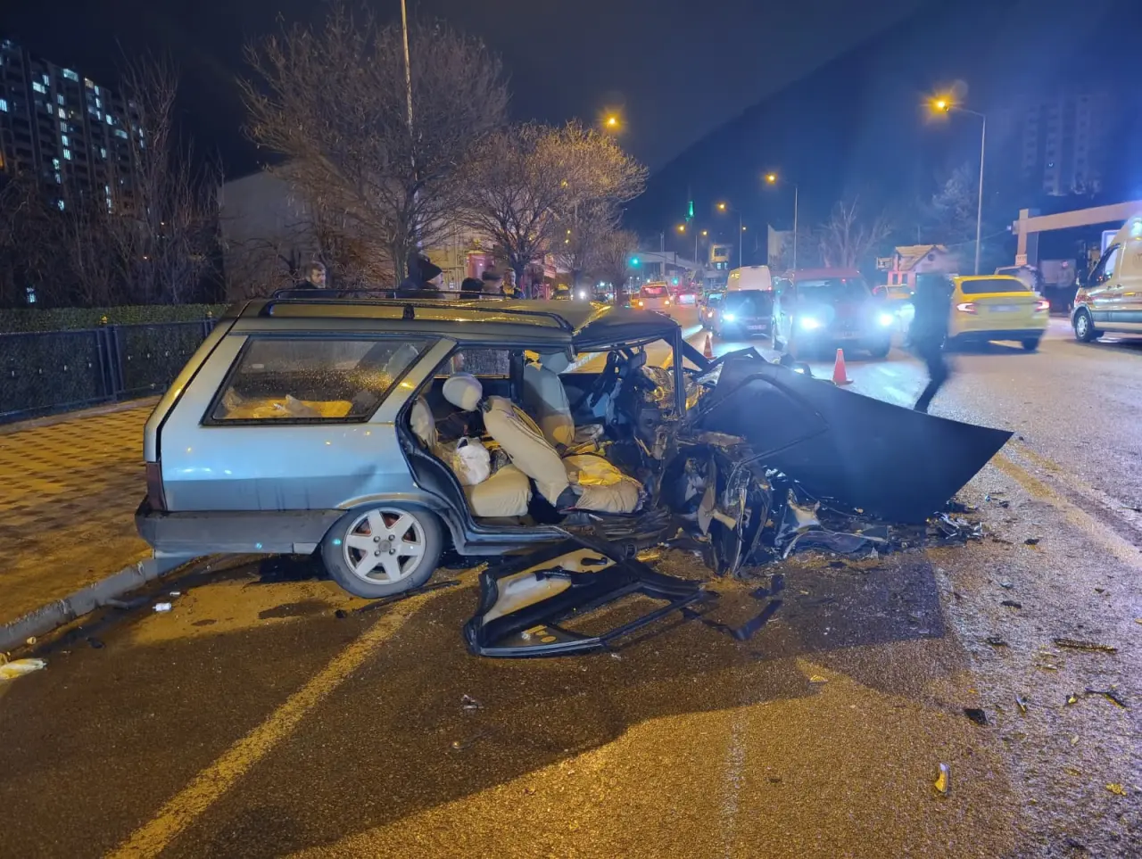 Gümüşhane’de iftara dakikalar kala feci kaza: 1 ölü 3 yaralı