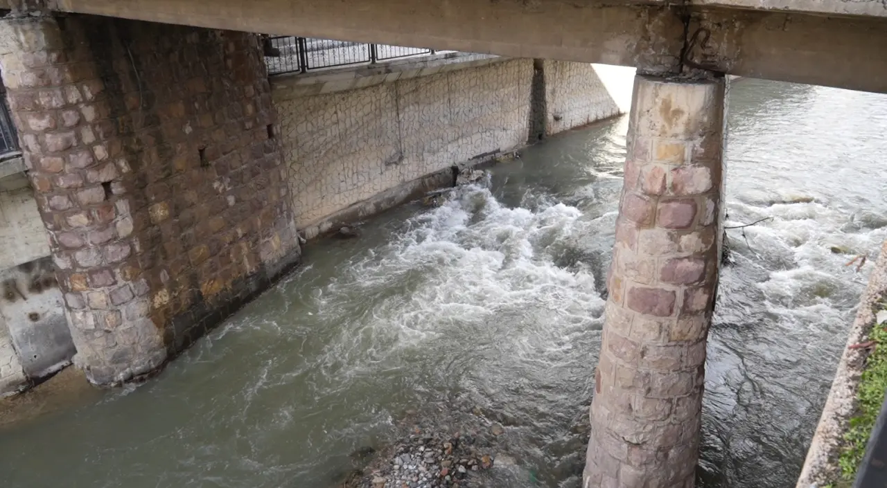 Harşit Çayı kış ayında son 15 yılın en yüksek seviyesine ulaştı