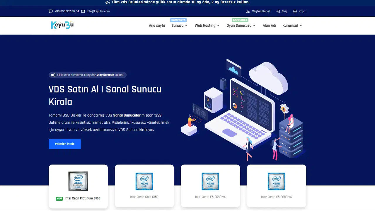 Vds Satın Al ve Vds Kirala Seçenekleriyle Dijital Gücünü Artıran Keyubu