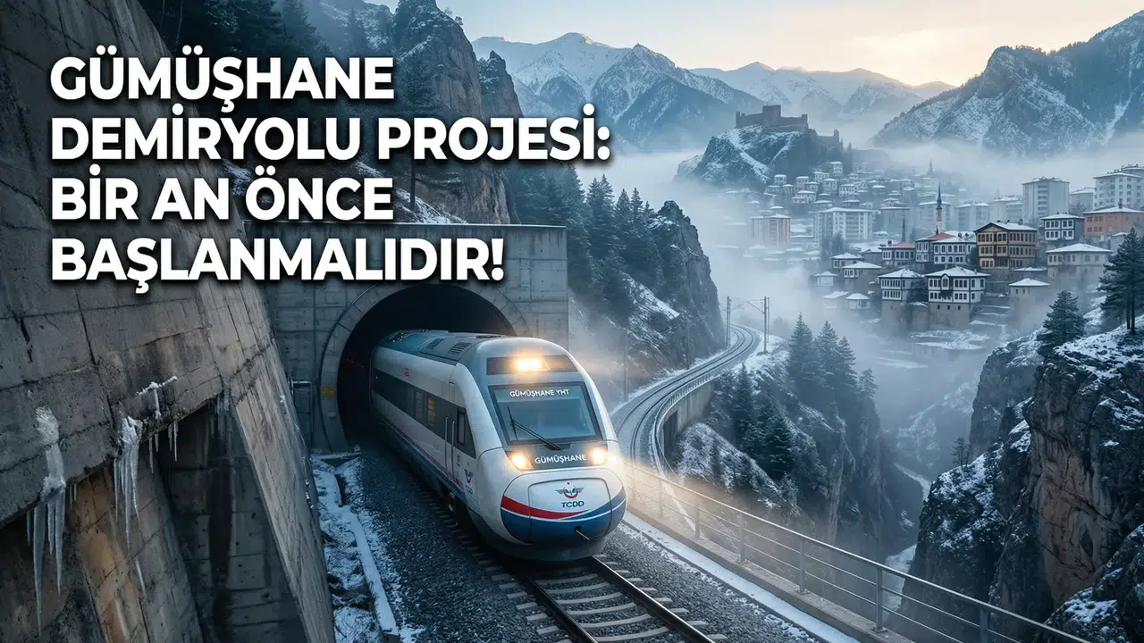 Akın Demir Gümüşhane’nin Acı Reçetesini Yazdı: Demiryolu Şart!