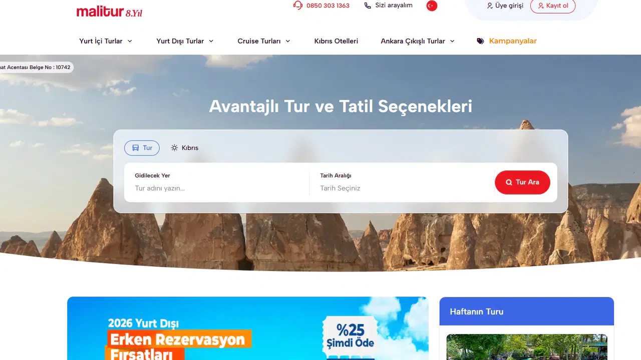 Vizesiz Yurtdışı Turları ile Hayalinizdeki Tatile Malitur ile Çıkın