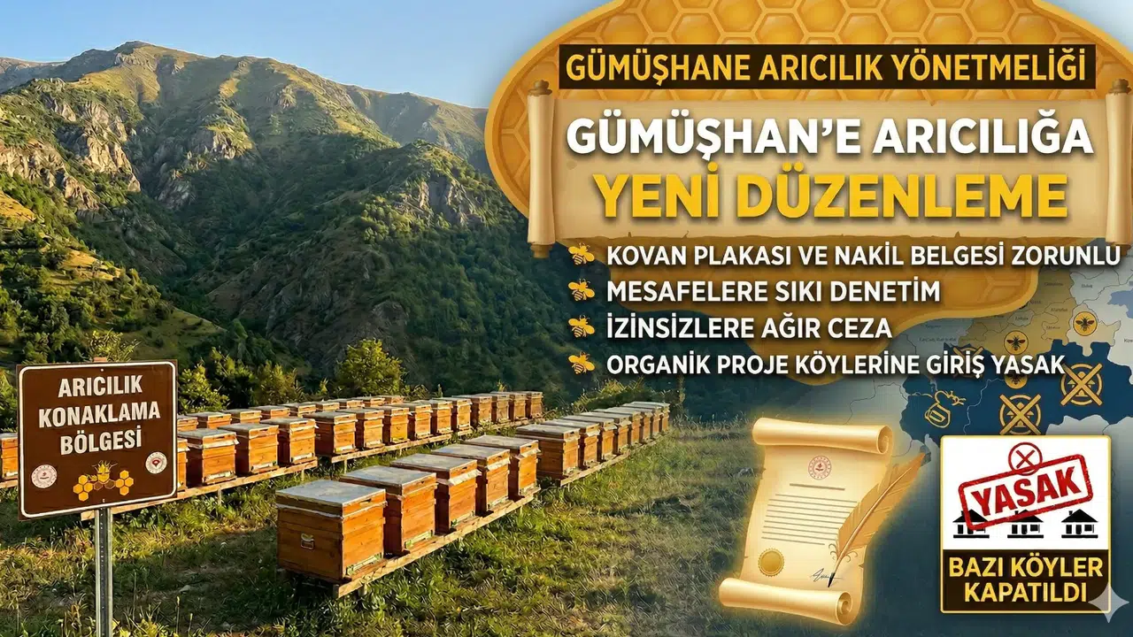 Gümüşhane Valiliği 2026 Yılı Arıcılık Genel Emrini Yayımladı