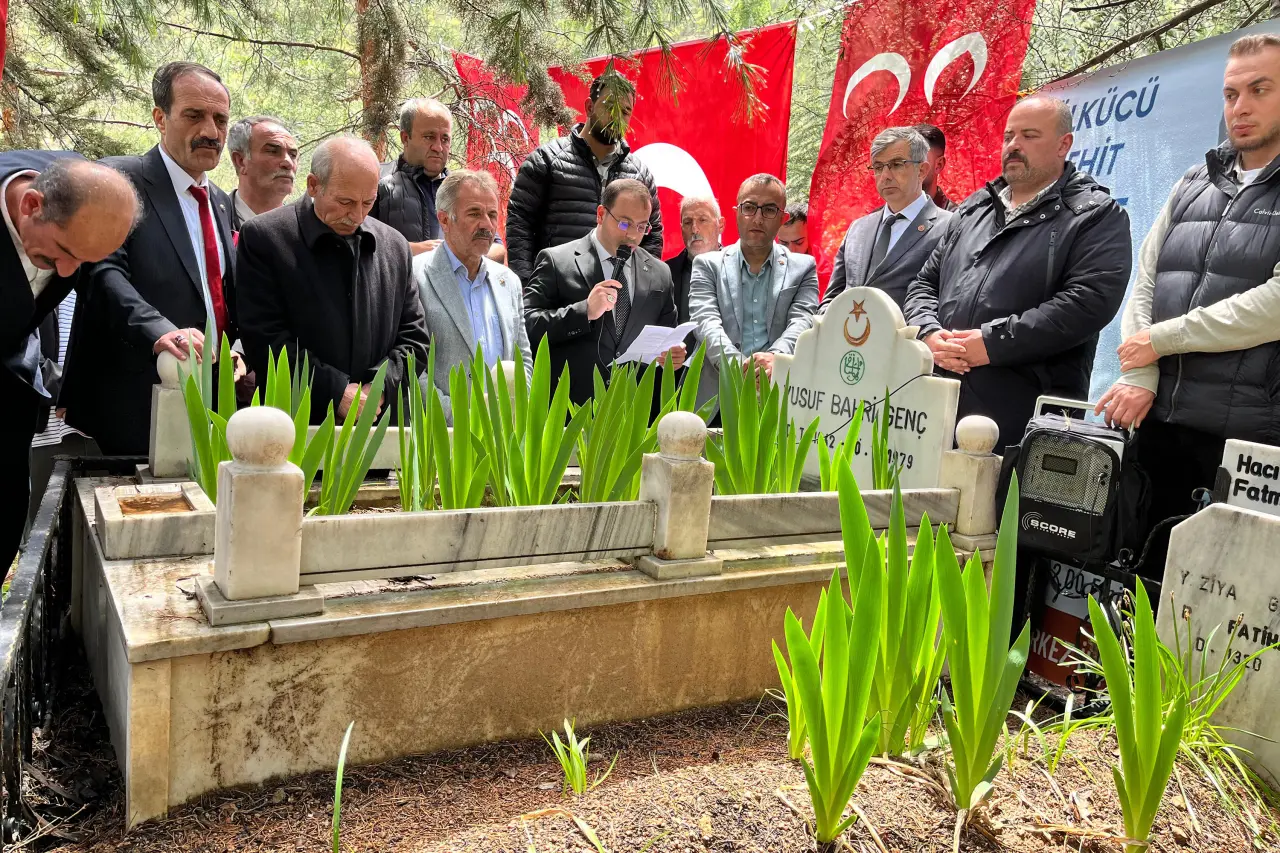Gümüşhane’de Ülkücü Şehit Yusuf Bahri Genç Dualarla Anıldı
