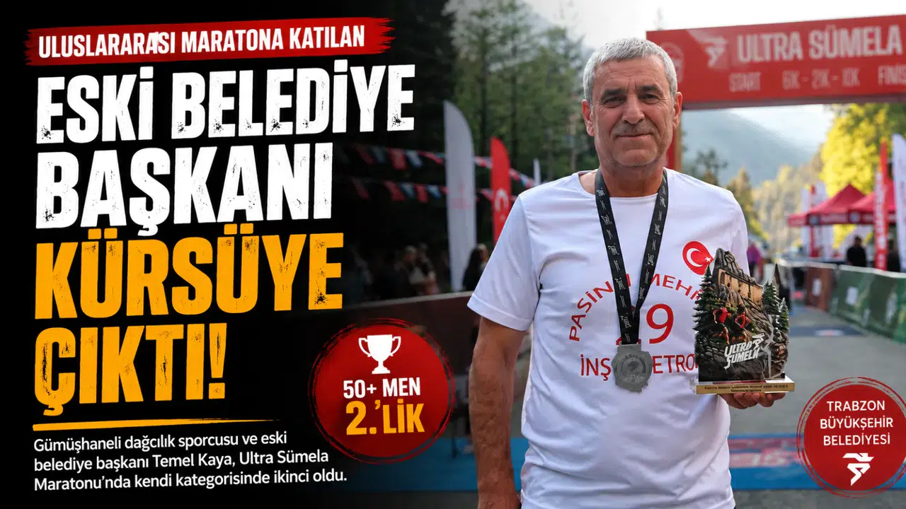 Uluslararası Maratona Katılan Eski Belediye Başkanı Kürsüye Çıktı!