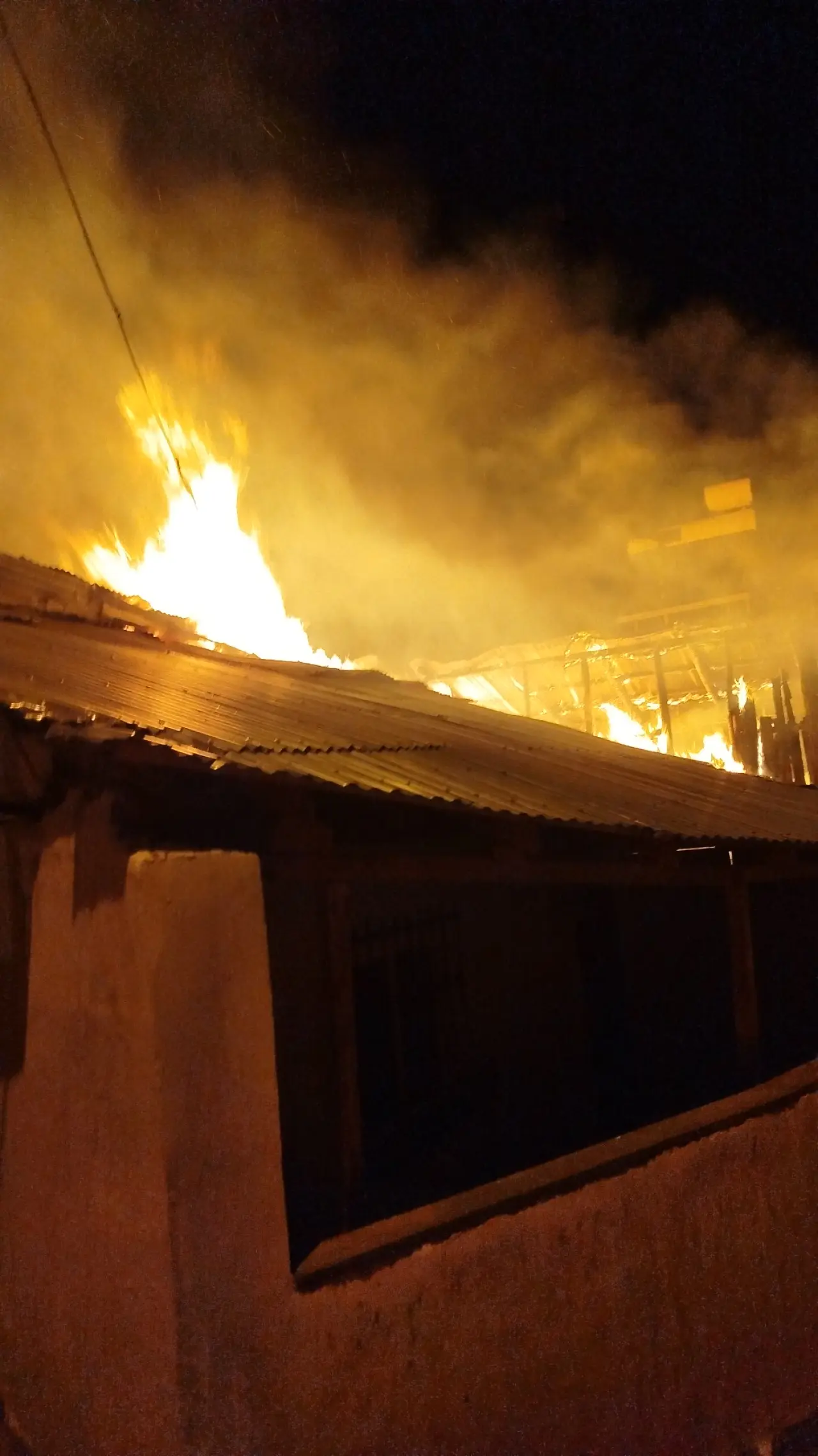 Çambaşı Köyünde 3 Ev Hasar Gördü