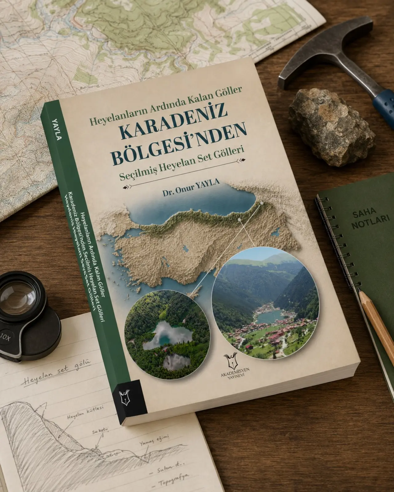 Gümüşhaneli Akademisyen Dr. Onur Yayla Karadeniz’in Heyelan Set Göllerini Kitaplaştırdı