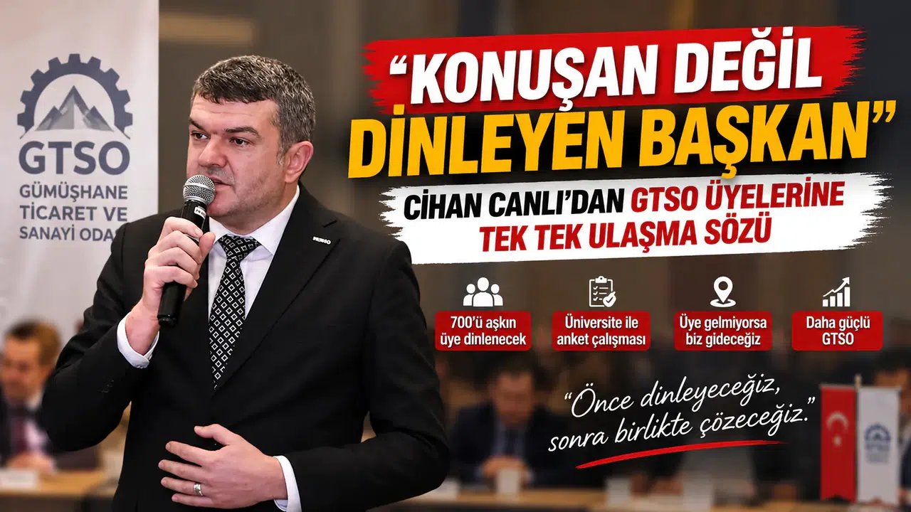 Cihan Canlı’dan GTSO Üyelerine Tek Tek Ulaşma Sözü