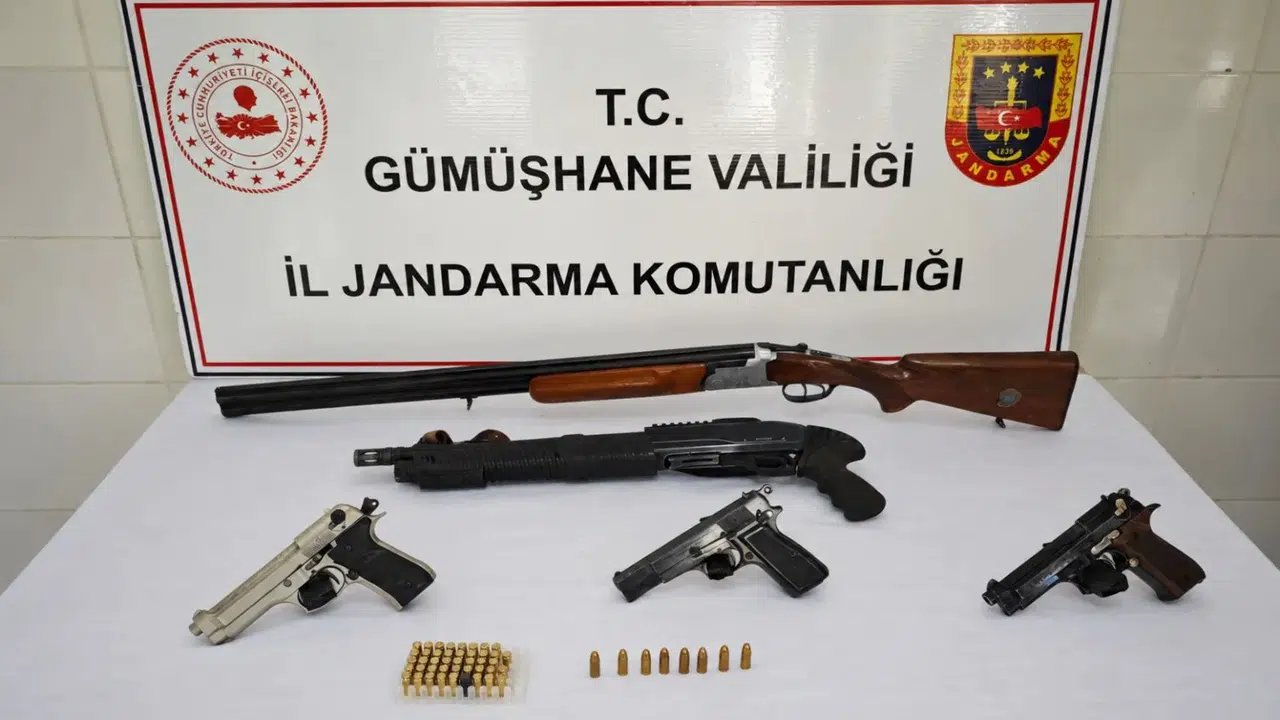 JASAT ve Şiran Jandarmasından İnözü Köyünde Kaçak Silah Operasyonu