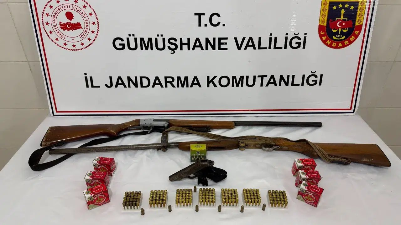 Jandarma’dan Şiran’da Silah Kaçakçılığı Operasyonu