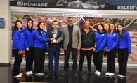 Bowling takımından Başkan Başer’e ziyaret #haberi, #haberleri, #Gümüşhane #haber