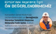 GÜM-TEK Derneği Kürtündeki heyelanı değerlendirdi