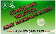 Gümüşhane’de voleybol aday hakemlik kursu açılacak #haberi, #haberleri, #Gümüşhane #haber